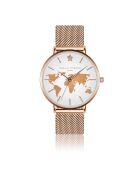 Montre Femme Vacation en Acier rose doré