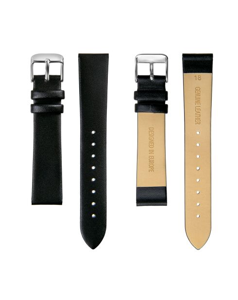 Montre Femme Night Voyage en Cuir noire