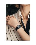 Montre Femme Night Voyage en Cuir noire