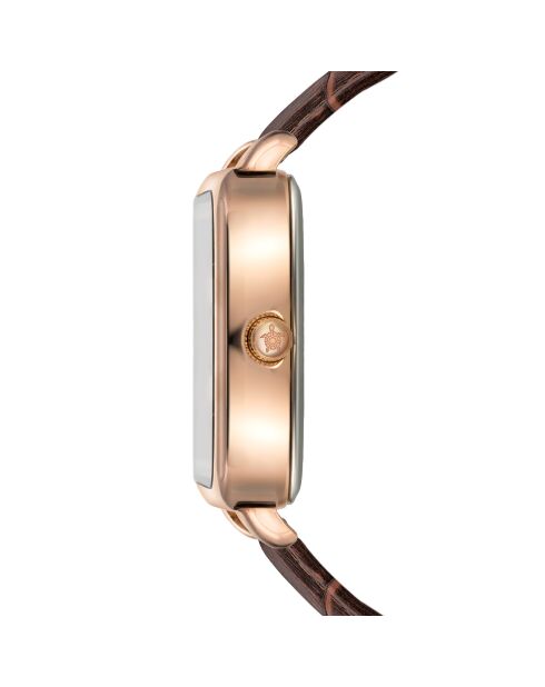 Montre Femme Bay en Cuir marron