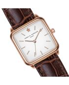 Montre Femme Bay en Cuir marron