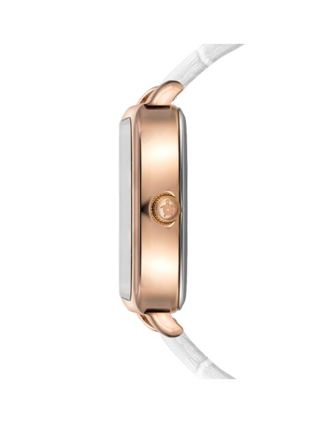 Montre Femme Bay en Cuir blanche