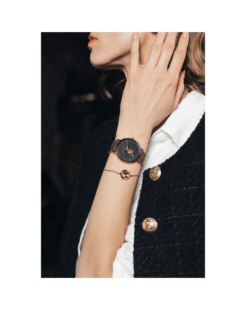 Montre Femme Sea Turtle en Acier rose doré