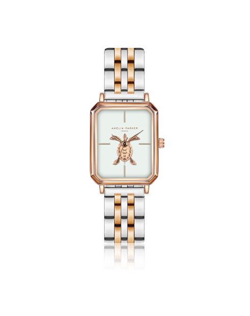 Montre Femme Serenity en Acier rose doré/argenté
