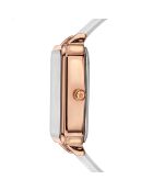 Montre Femme Serenity en Cuir blanche