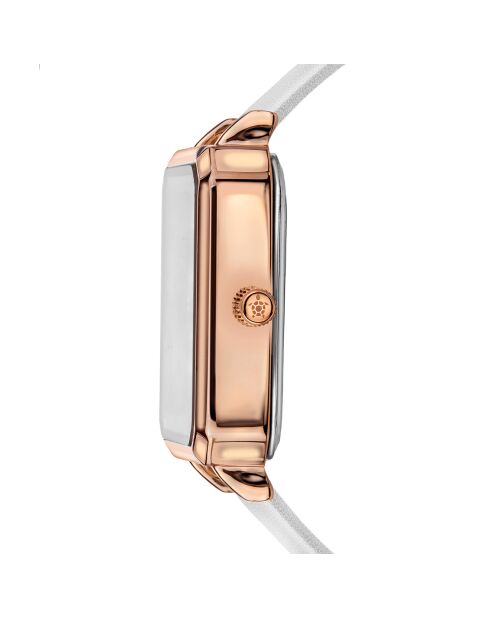 Montre Femme Serenity en Cuir blanche