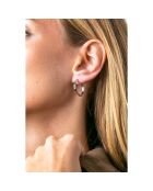 Boucles d'oreilles Sparkle argentées