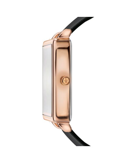 Montre Femme Joyful Journey en Cuir noire