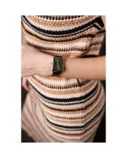 Montre Femme Joyful Journey en Cuir noire