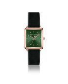 Montre Femme Joyful Journey en Cuir noire