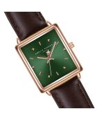 Montre Femme Joyful Journey en Cuir marron