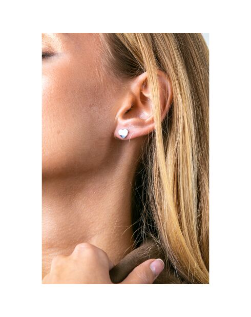 Boucles d'oreilles Cupid argentées