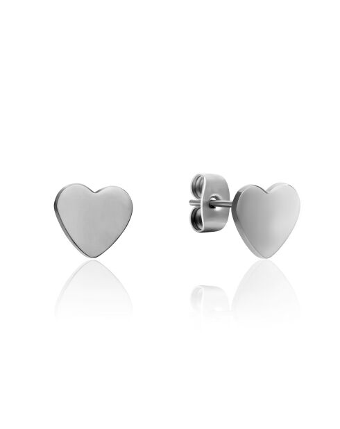 Boucles d'oreilles Cupid argentées