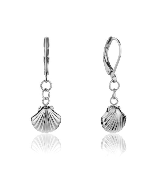 Boucles d'oreilles Nymph argentées