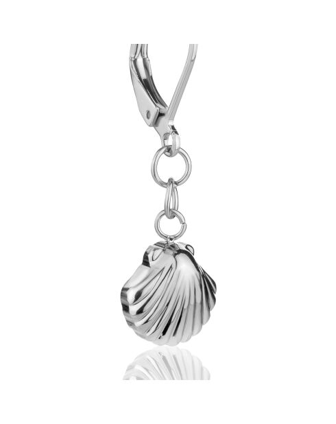 Boucles d'oreilles Nymph argentées