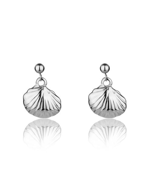 Boucles d'oreilles Orisca argentées