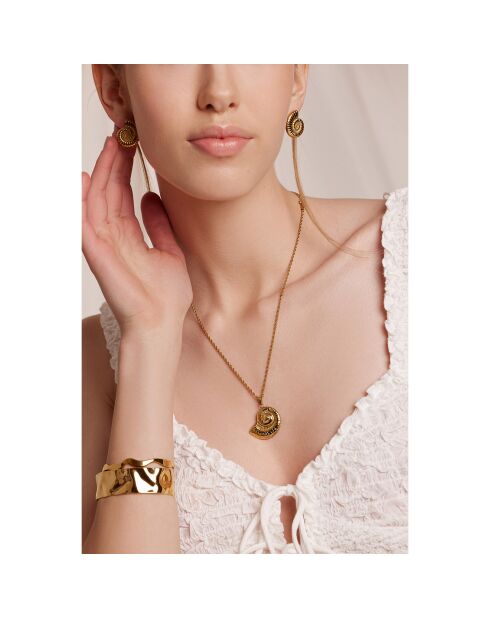 Boucles d'oreilles Thalina dorées