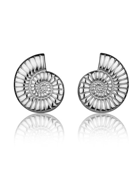 Boucles d'oreilles Thalina argentées