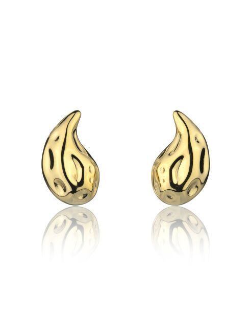 Boucles d'oreilles Lirien dorées