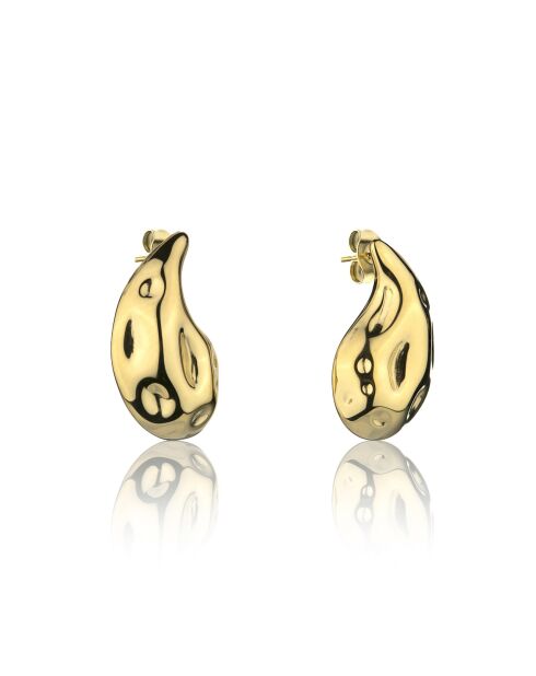 Boucles d'oreilles Lirien dorées