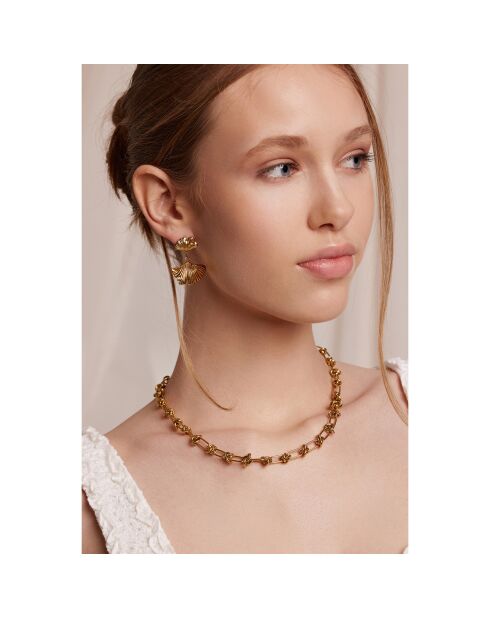 Boucles d'oreilles Mareva dorées