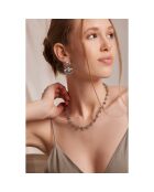 Boucles d'oreilles Mareva argentées