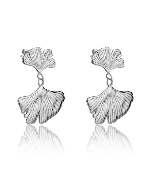 Boucles d'oreilles Mareva argentées