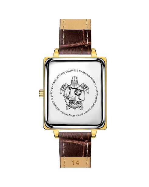 Montre Femme Boracay en Cuir marron