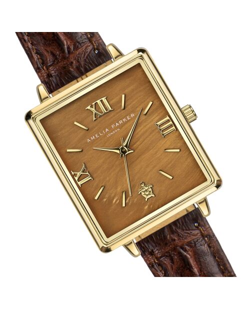 Montre Femme Boracay en Cuir marron