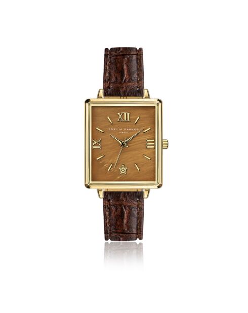 Montre Femme Boracay en Cuir marron