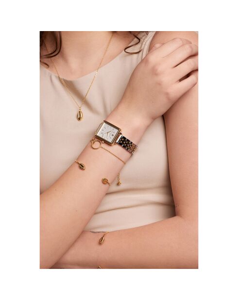 Montre Femme Desert en Acier doré/argenté