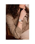 Montre Femme Pearl of the Sea en Acier dorée