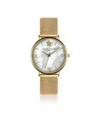Montre Femme Pearl of the Sea en Acier dorée
