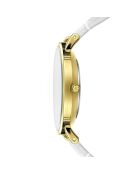 Montre Femme Pearl of the Sea en Cuir blanche