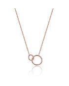 Collier Eternal rose doré