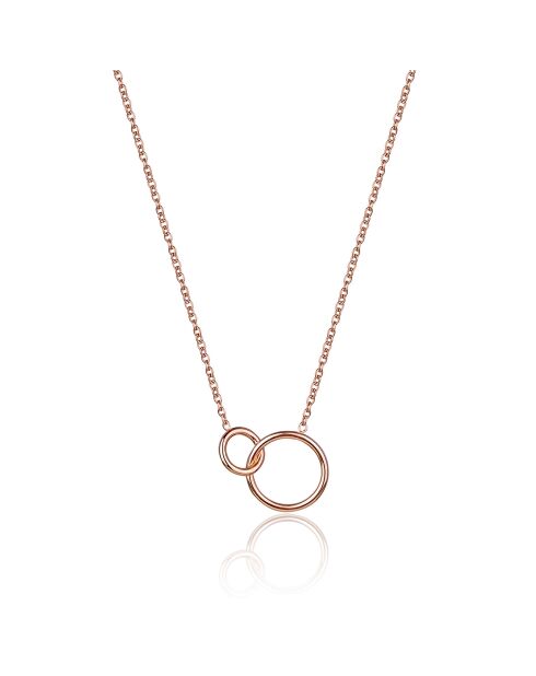 Collier Eternal rose doré