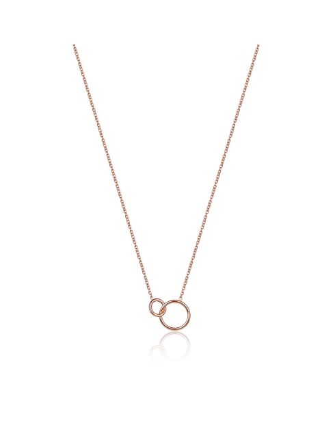 Collier Eternal rose doré