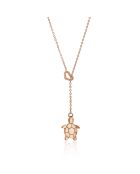 Parure Collier, Bracelet & Boucles d'Oreilles Wisdom rose doré