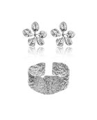 Parure Bracelet & Boucles d'Oreilles Seabyn argentée