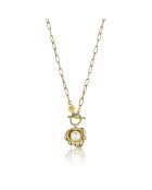 Parure Collier, Bracelet & Boucles d'Oreilles Pearl Nest dorée