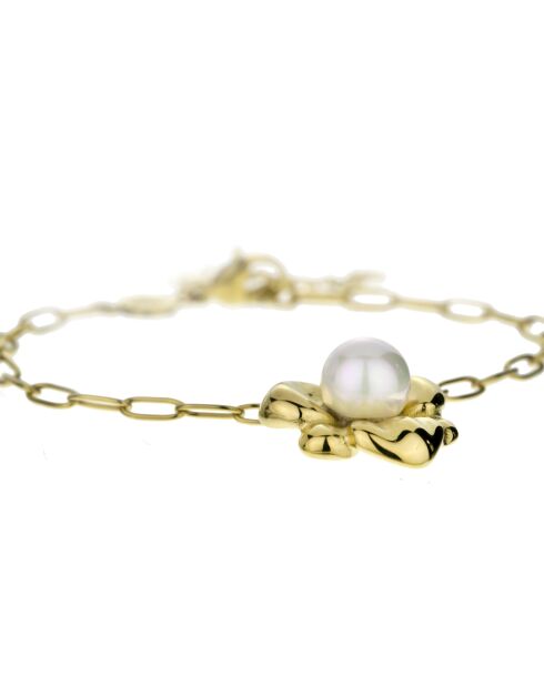 Parure Collier, Bracelet & Boucles d'Oreilles Pearl Nest dorée