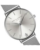 Set Montre Femme & Bracelet Capsule Grey en Acier argenté