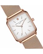 Set Montre Femme & Bracelet Bay en Acier rose doré
