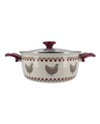 Gallina friteuse beige/rood - D.24 cm