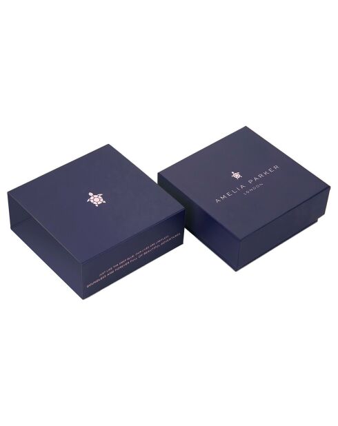 Set Montre Femme & Bracelet Pearl of the Sea en Acier doré