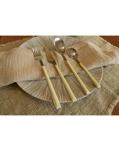 Ménagère Colorama crème- 24 Pièces