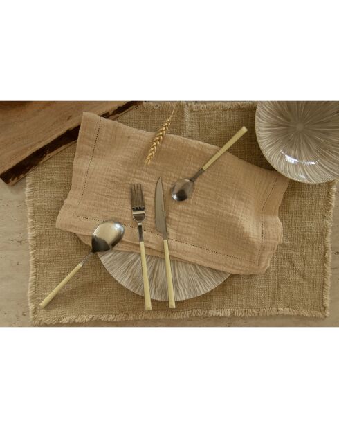 Ménagère Colorama crème- 24 Pièces