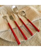 6 Couteaux de table Colorama magenta - 23.5 cm