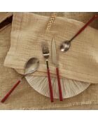 6 Couteaux de table Colorama magenta - 23.5 cm