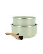 2 Casseroles Colorama celadon - D16/18 cm
